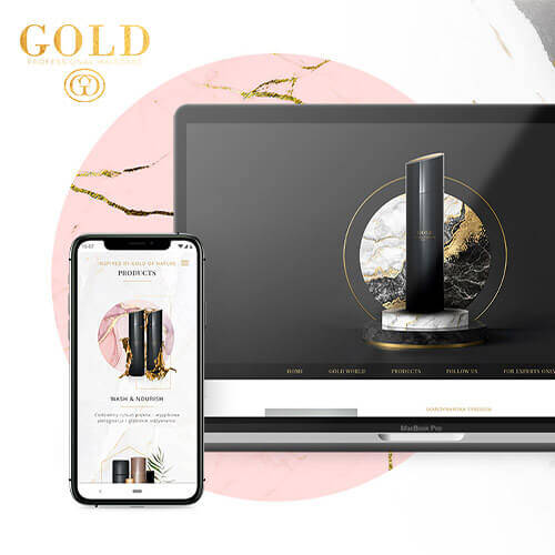 Website implementation for Gold Haircare